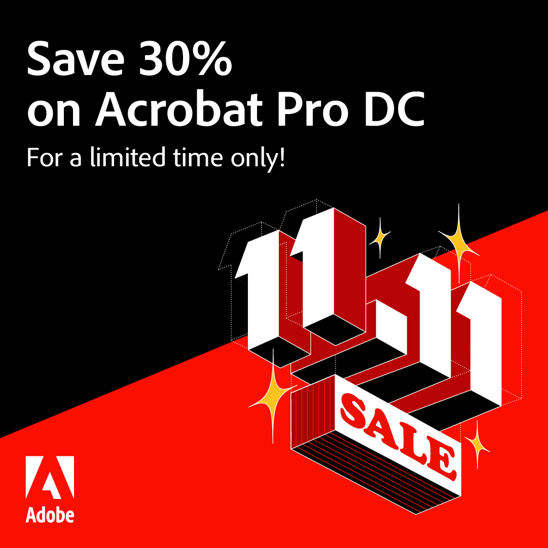 Adobe 11.11 Static Banner