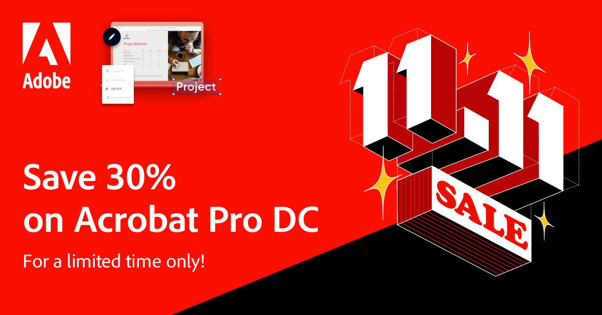Adobe 11.11 Static Banner
