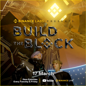 Binance: Build the Block Key Art
